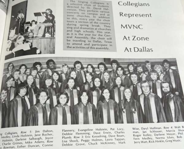 Photo of the Singing Collegians in the Enerazan