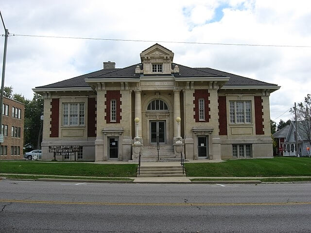 Former Carnegie Library in Marion, Ohio