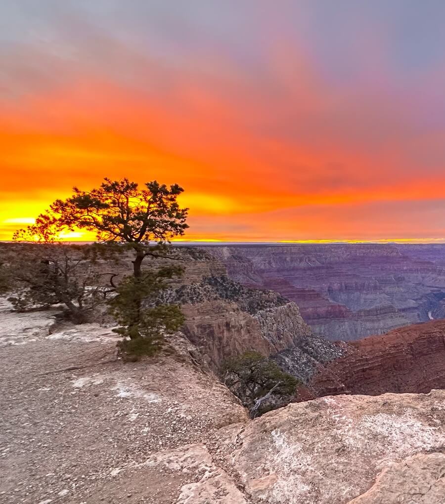 Sunset at the Grand Canyon