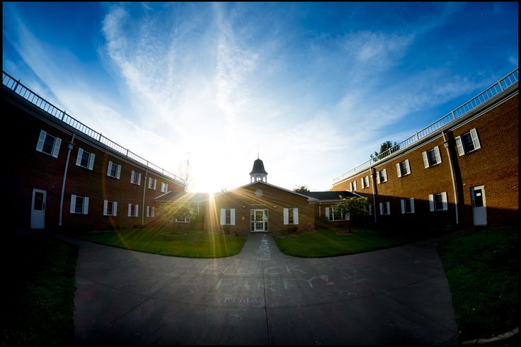 The original dorm at Mount Vernon Nazarene College