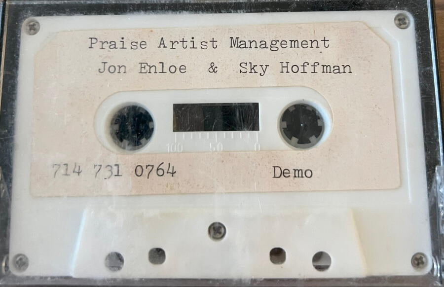 Demo cassette by Jon Ross Enoe and Sky (Daryl, Schuyler) Hoffman