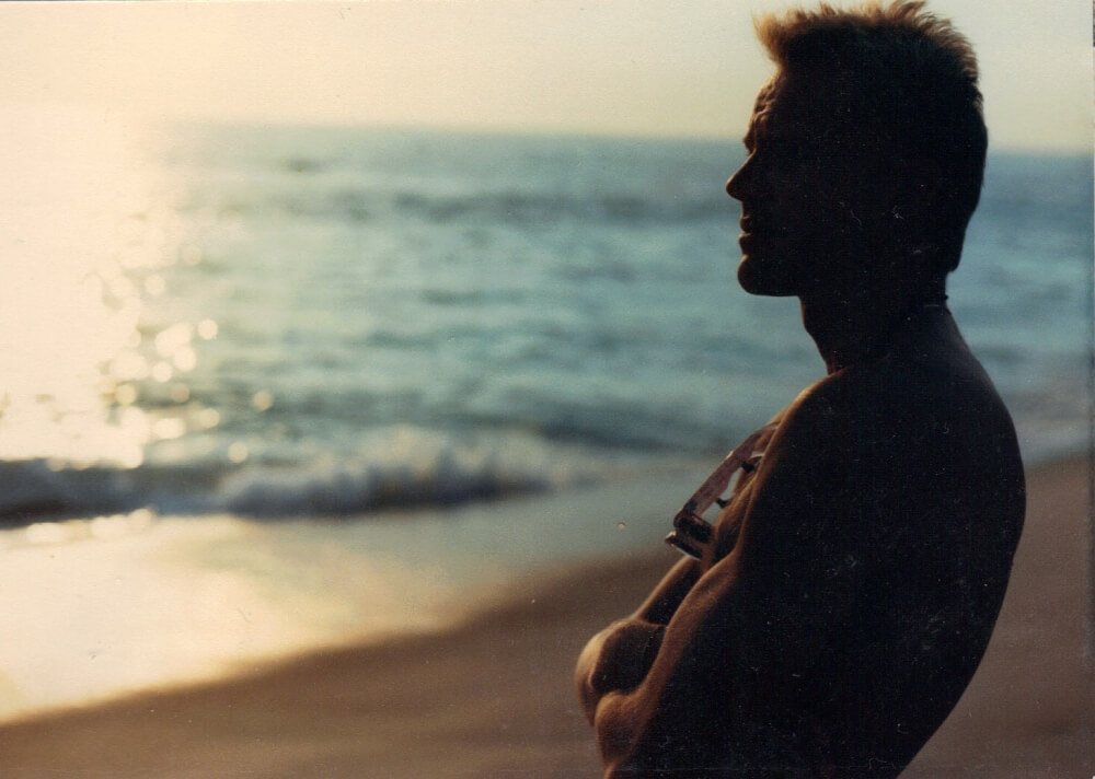 Sky (Daryl, Schuyler) Hoffman on West Street Beach, Laguna Beach, CA