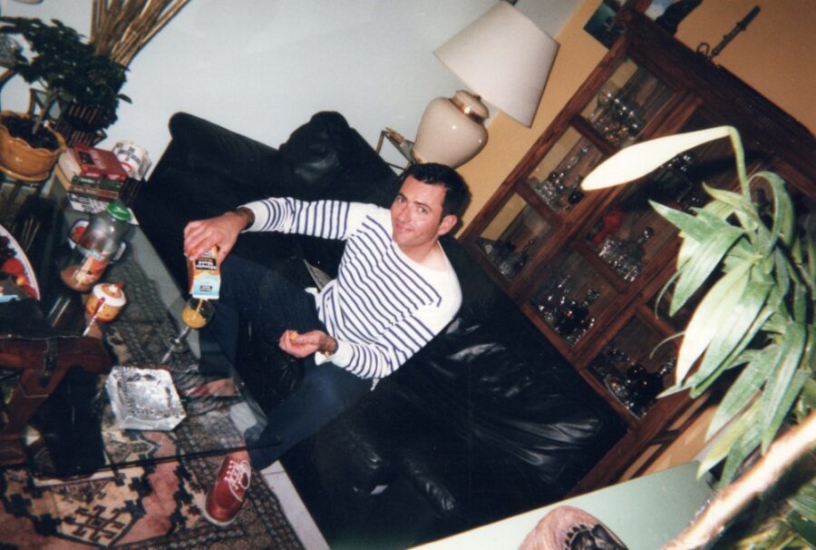 My French boyfriend, Frederic, at home in Paris