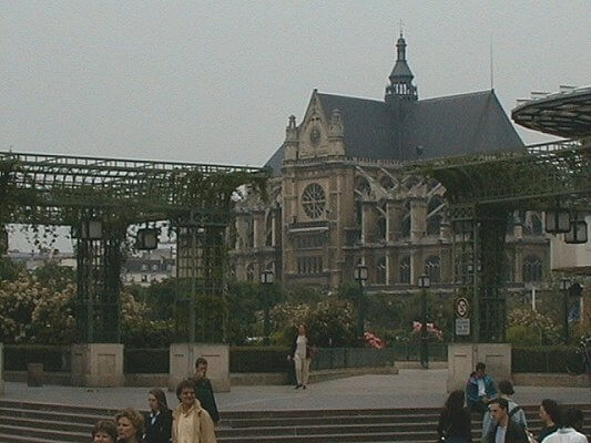 Saint Eustache church in Paris, France