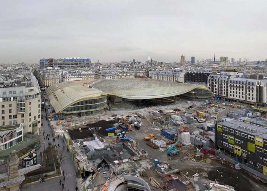 A 2016 redesigned/reconstructed Les Halles in Paris