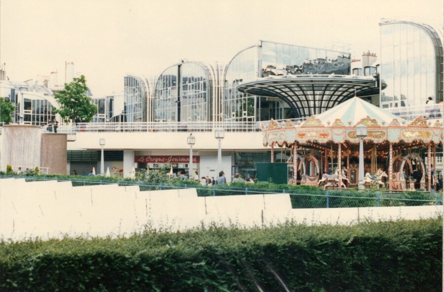 Les Halles in Paris, France exterior