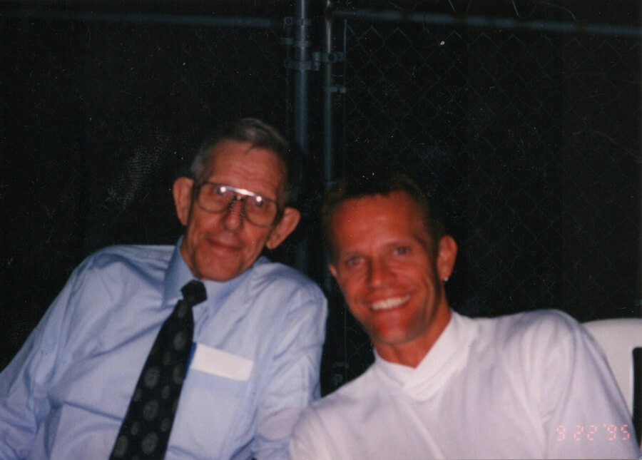 John G Hoffman with Schuyler Hoffman