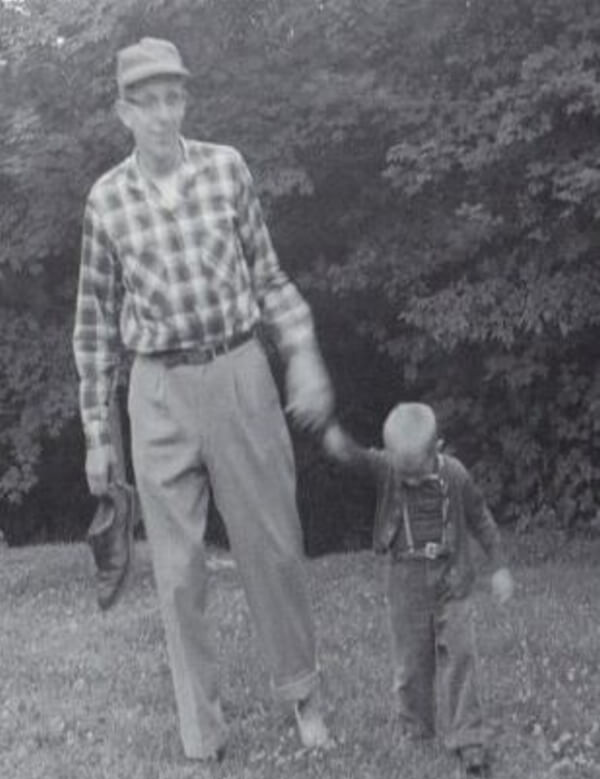 John G Hoffman and his youngest son Daryl (Schuyler) Hoffman