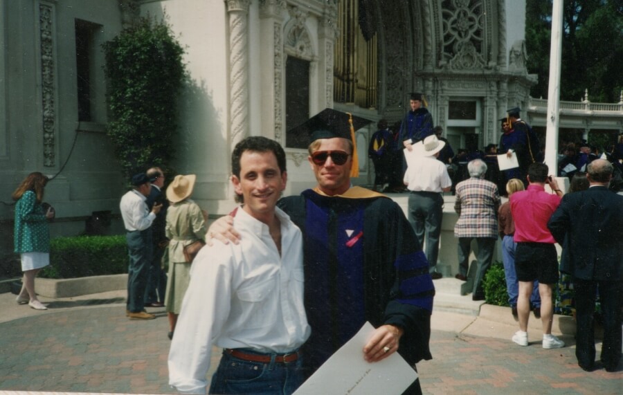 Scott Zucker and Schuyler Hoffman at Schuyler's graduation from law school